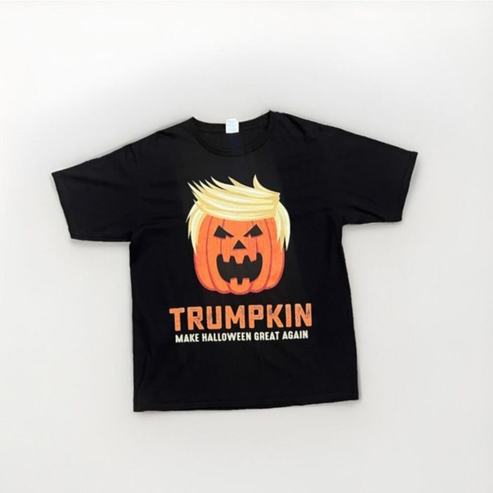 TRUMPKIN MAKE HALLOWEEN GREAT AGAIN T SHIRT Large